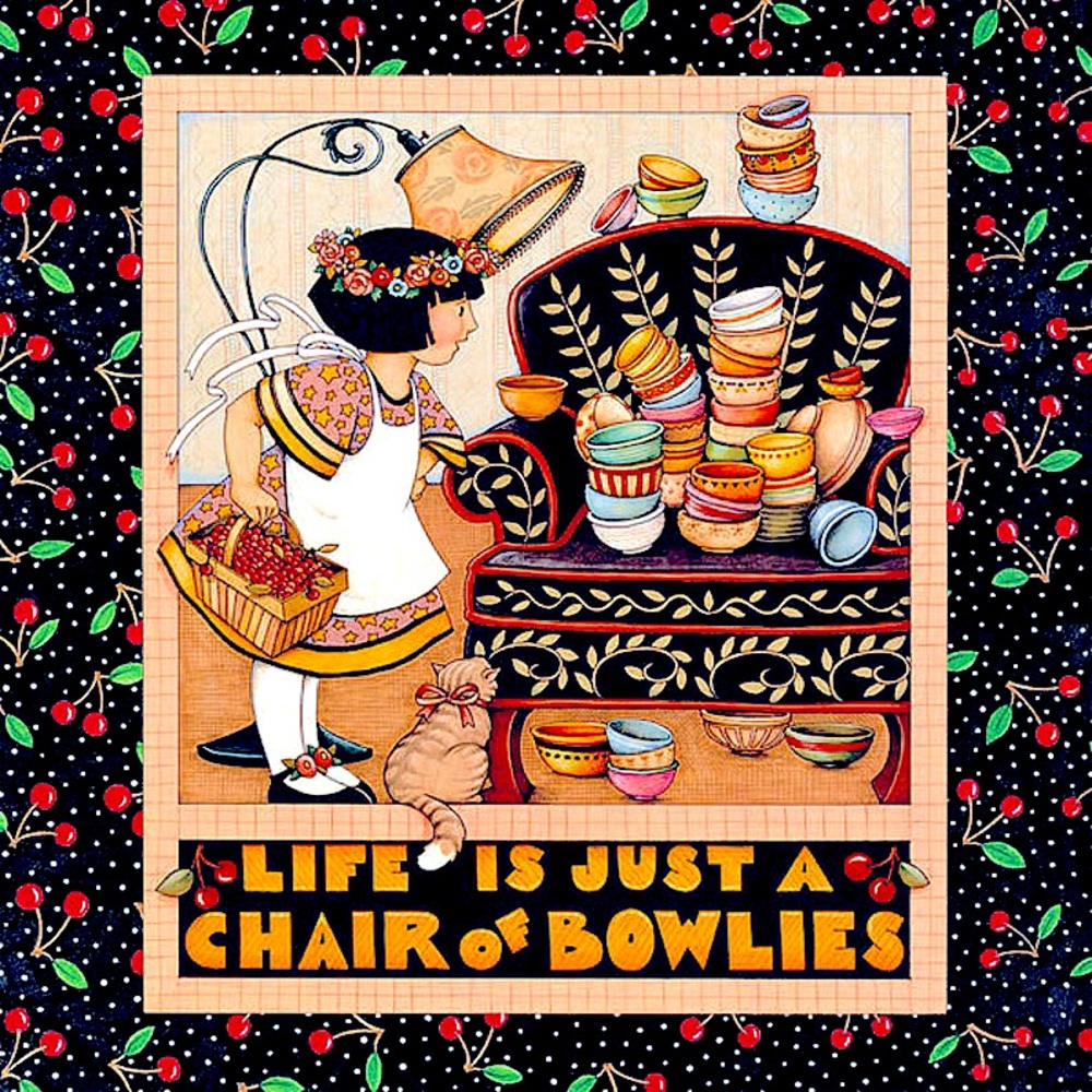 Vintage Book By Author Mary Engelbreit
“Life is Just a Chair of Bowlies” - Picture 2 of 16
